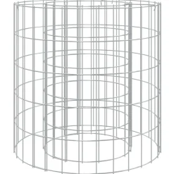 vidaXL Brasero de gaviones hierro galvanizado Ø50 cm New
