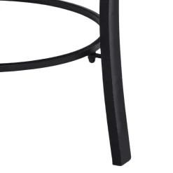 vidaXL Brasero de mosaico cerámica 68 cm Negro y blanco New