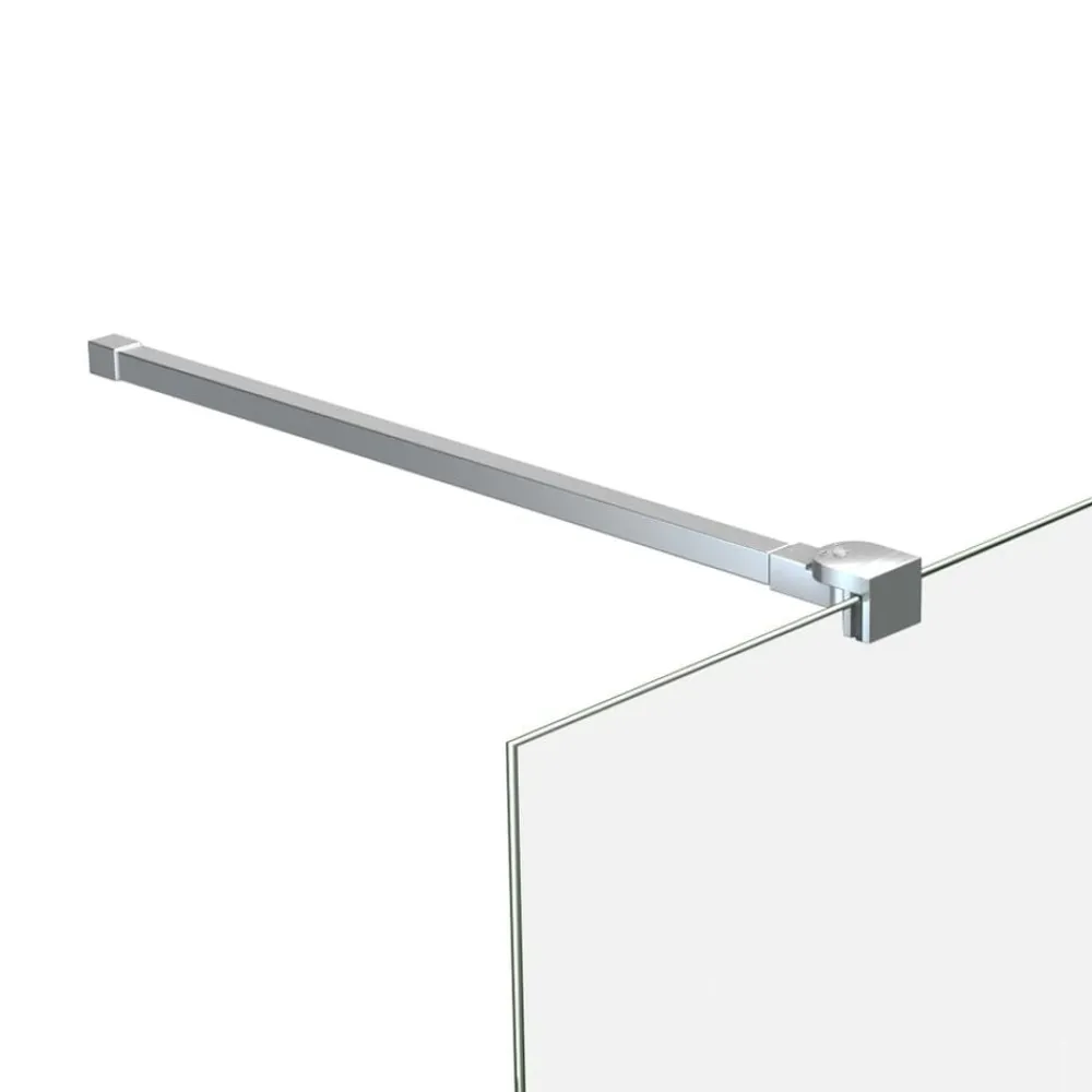 vidaXL Brazo de soporte para mampara ducha acero inoxidable 70-120 cm Best
