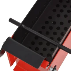 vidaXL Accesorios Para Hornos De Leña Y Chimeneas-Briquetadora de papel acero negro y rojo 34x14x14 cm