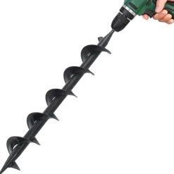 vidaXL Accesorios Para Herramientas-Broca de taladro de acero 75x600 mm
