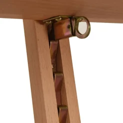 vidaXL Material De Oficina-Caballete de pintura madera maciza de haya 55x53,5x178 cm