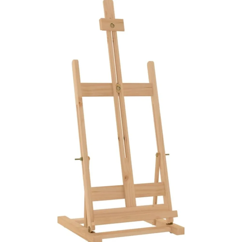 vidaXL Caballete de sobremesa madera maciza pino 29,5x33x80 cm Clearance