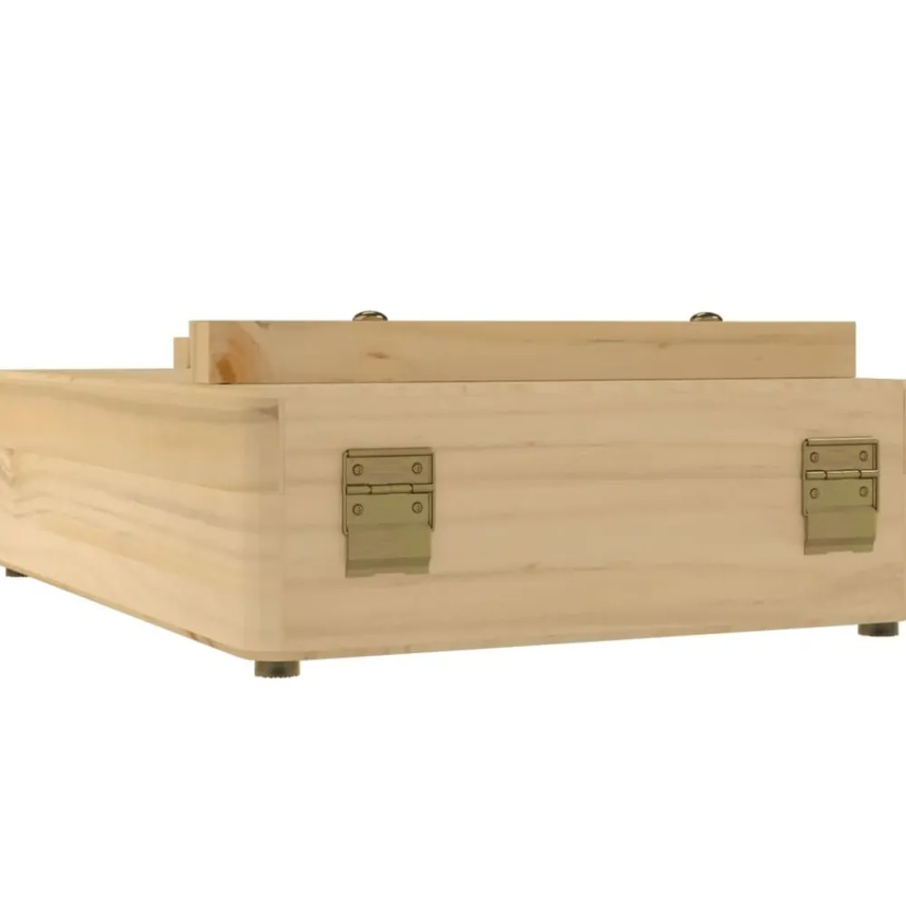 vidaXL Caballete de sobremesa madera maciza pino 27x43x68 cm Online