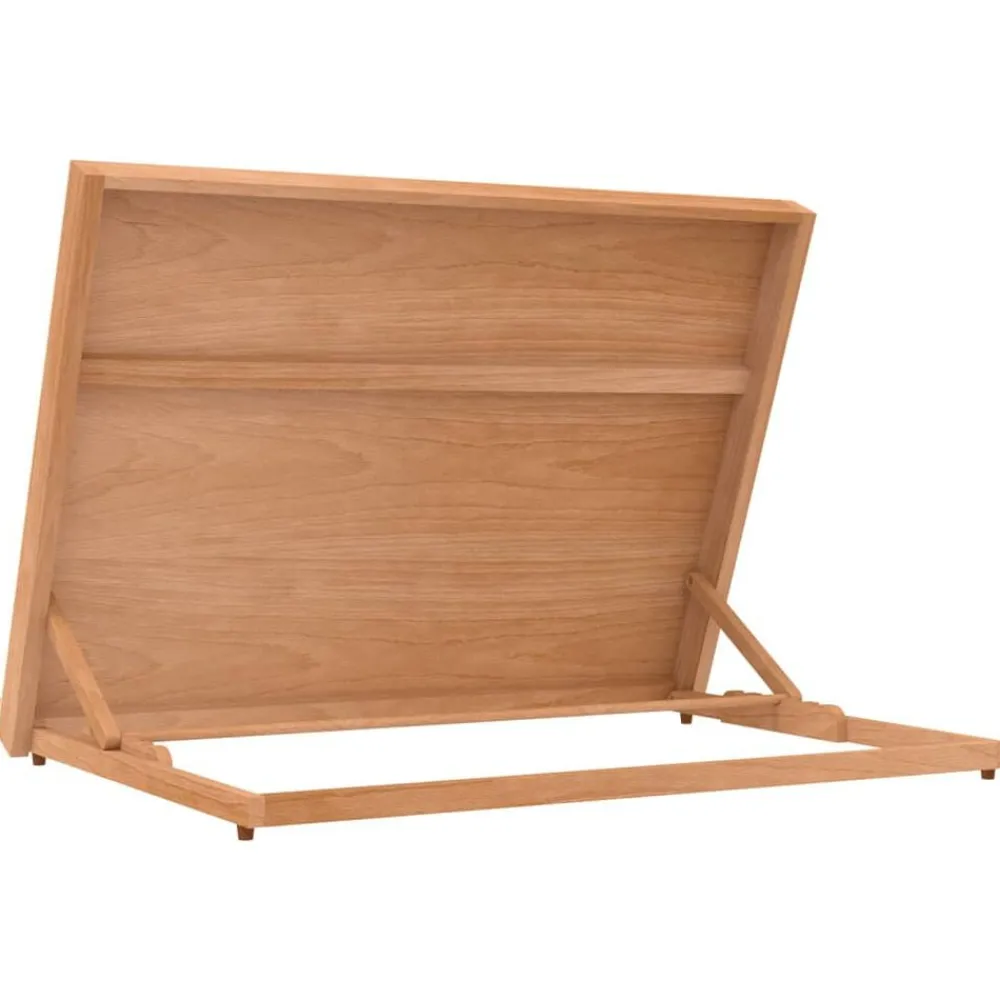 vidaXL Caballete de sobremesa madera maciza de haya 65x48x7 cm Outlet