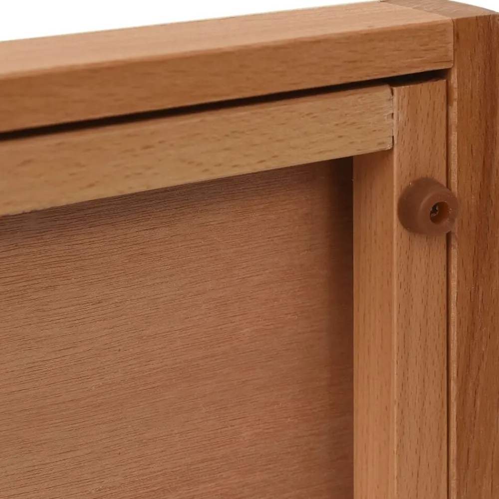 vidaXL Caballete de sobremesa madera maciza de haya 65x48x7 cm Outlet