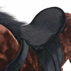 vidaXL Caballo de peluche de pie marrón oscuro XXL Online
