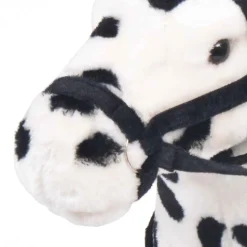 vidaXL Caballo de peluche de pie negro y blanco XXL Online