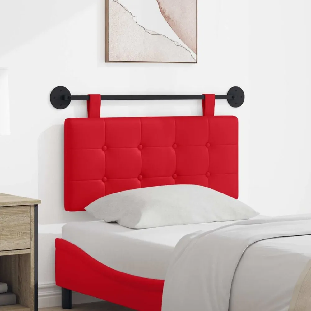 vidaXL Camas Y Accesorios-Cabecera Colgante Montaje en la pared Cuero sintético