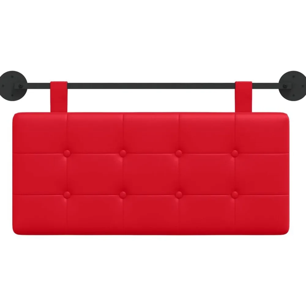 vidaXL Camas Y Accesorios-Cabecera Colgante Montaje en la pared Cuero sintético