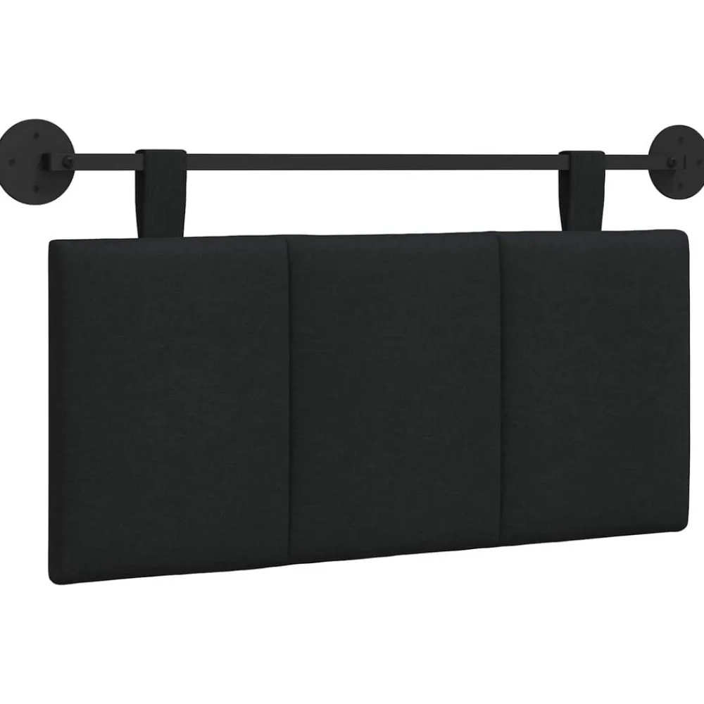 vidaXL Camas Y Accesorios-Cabecera Colgante Montaje en la pared 90 x 55 x 5 cm tela