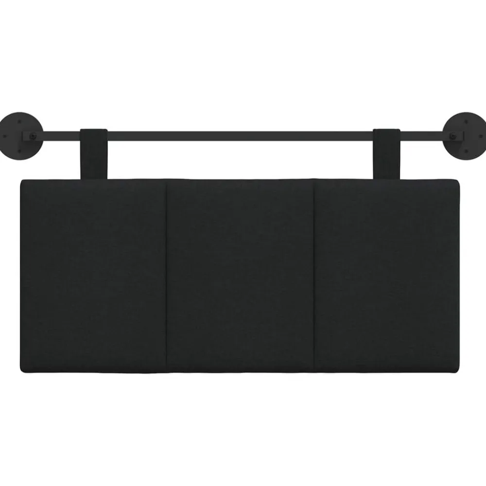 vidaXL Camas Y Accesorios-Cabecera Colgante Montaje en la pared 90 x 55 x 5 cm tela
