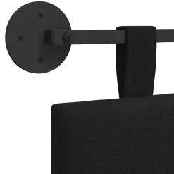vidaXL Camas Y Accesorios-Cabecera Colgante Montaje en la pared 90 x 55 x 5 cm tela