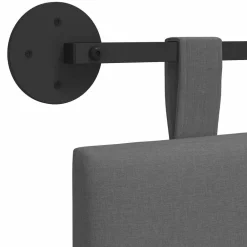 vidaXL Camas Y Accesorios-Cabecera Colgante Rayado 90 x 55 x 5 cm tela