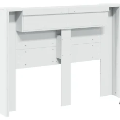 vidaXL Camas Y Accesorios-Cabecera con LED 140 x 16,5 x 103,5 cm Madera de ingeniería