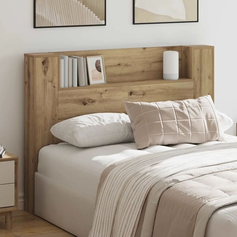 vidaXL Camas Y Accesorios-Cabecera con LED 140 x 16,5 x 103,5 cm