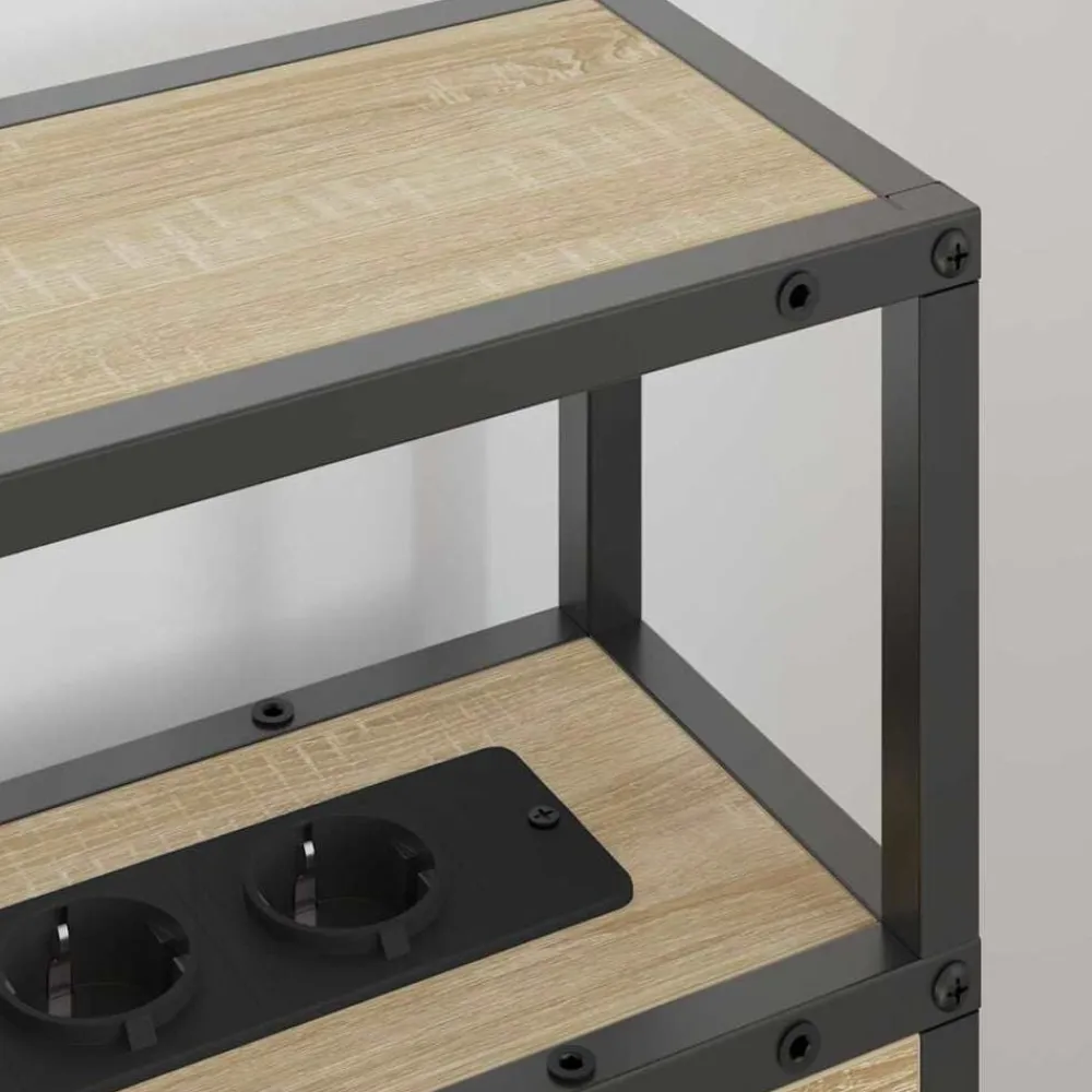 vidaXL Camas Y Accesorios-Cabecera de almacenamiento con estante 98 cm