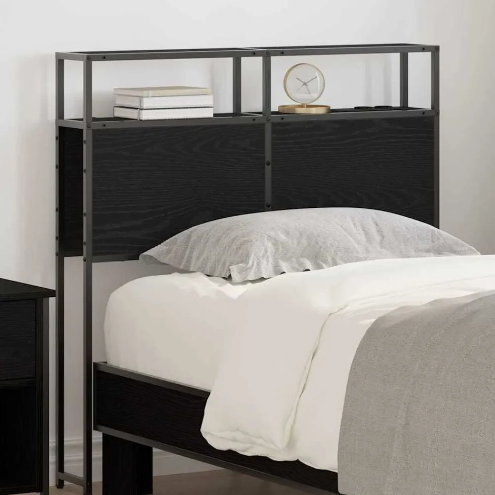 vidaXL Camas Y Accesorios-Cabecera de almacenamiento con estante 98 cm