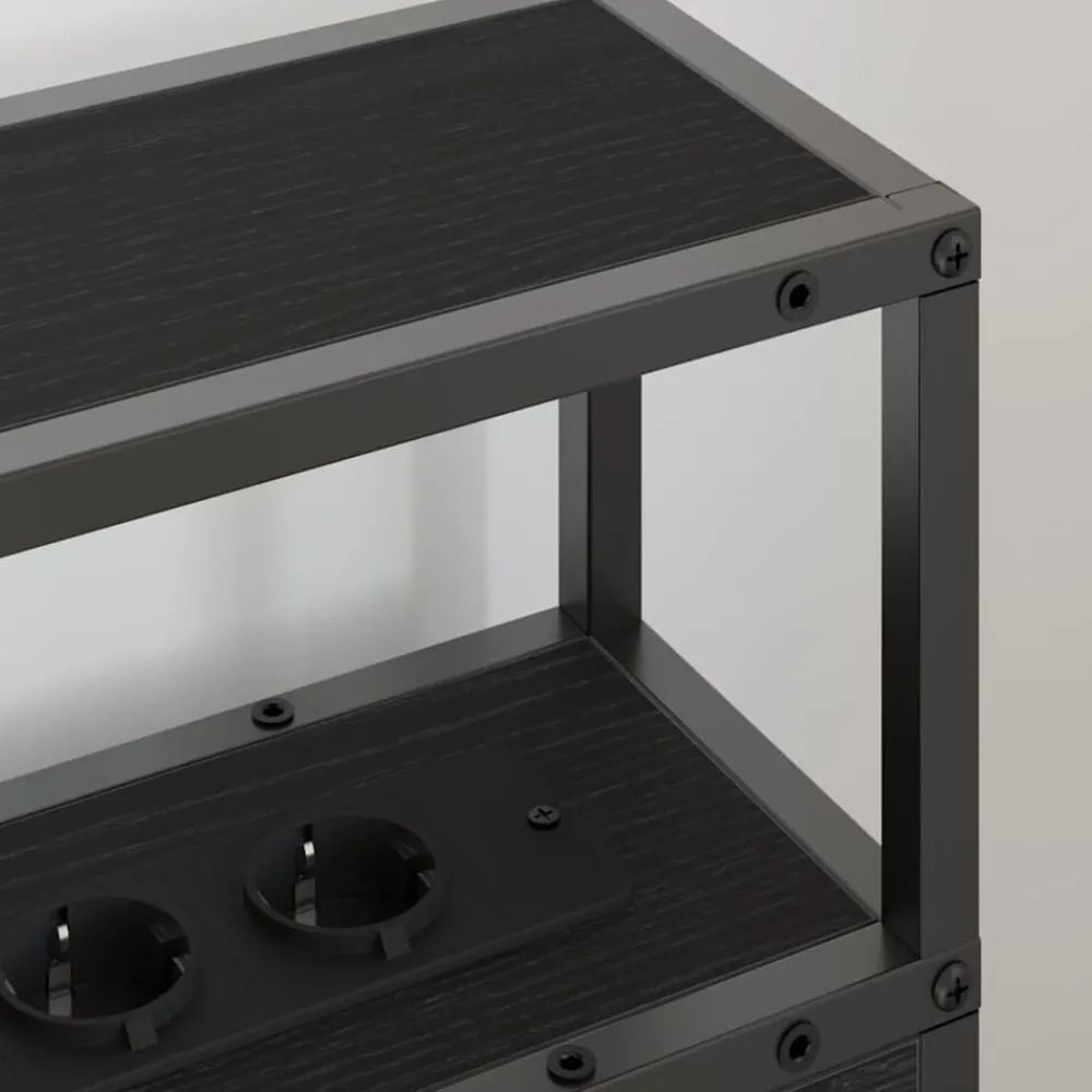 vidaXL Camas Y Accesorios-Cabecera de almacenamiento con estante 98 cm