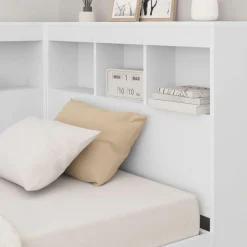 vidaXL Camas Y Accesorios-Cabecera de almacenamiento 100 cm Madera contrachapada