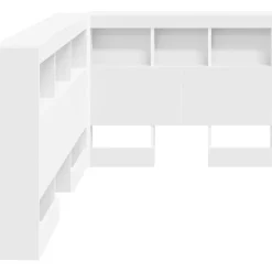vidaXL Camas Y Accesorios-Cabecera de almacenamiento 100 cm Madera contrachapada