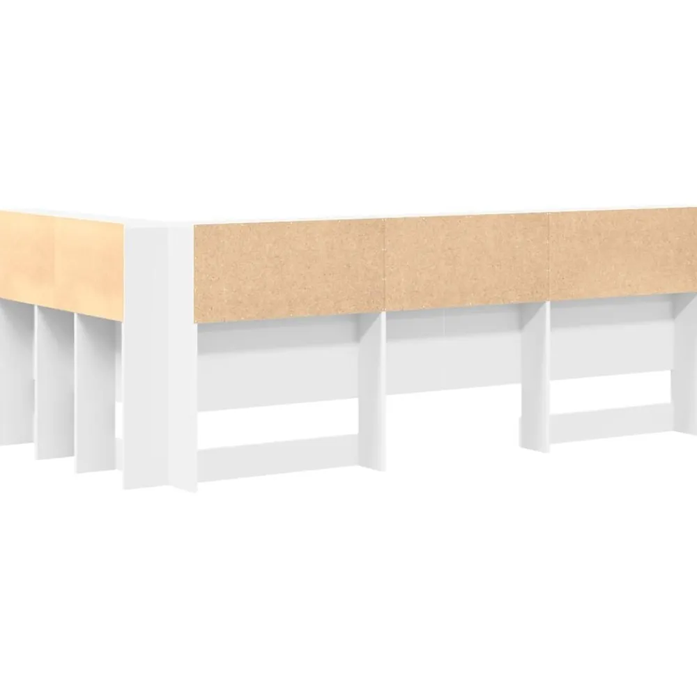 vidaXL Camas Y Accesorios-Cabecera de almacenamiento 100 cm Madera contrachapada