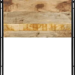 vidaXL Cabecero 100 cm Madera Maciza Mango y Hierro Online