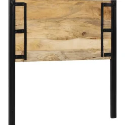 vidaXL Cabecero 100 cm Madera Maciza Mango y Hierro Online