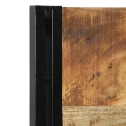 vidaXL Cabecero 100 cm Madera Maciza Mango y Hierro Online