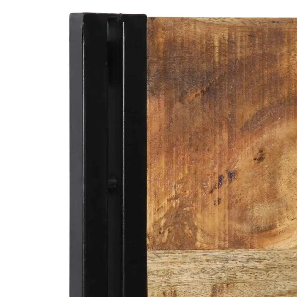 vidaXL Cabecero 100 cm Madera Maciza Mango y Hierro Online