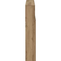 vidaXL Cabecero armario madera roble artisian 120x19x103,5 cm Roble artisan New
