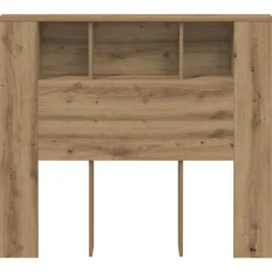 vidaXL Cabecero armario madera ingeniería 120x19x104,5cm Roble artisan Outlet
