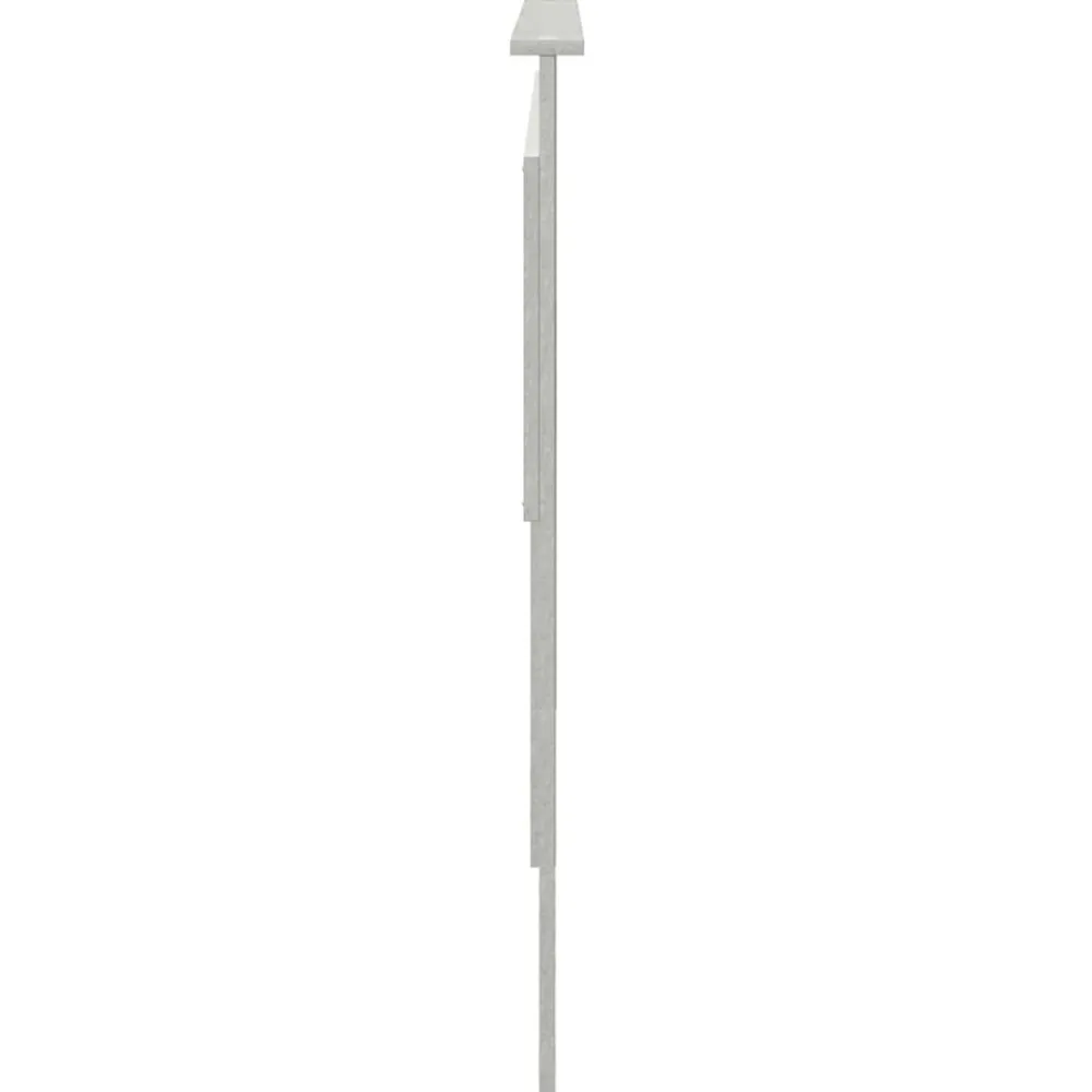 vidaXL Camas Y Accesorios-Cabecero con cabecera Gris Concreto 200 cm Madera contrachapada