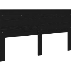 vidaXL Cabecero con cabecera 200 cm Madera contrachapada Roble negro