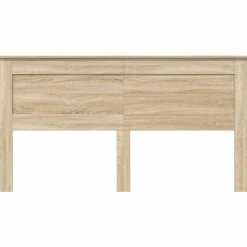 vidaXL Cabecero con cabecera 200 cm Madera contrachapada Roble Sonoma Discount