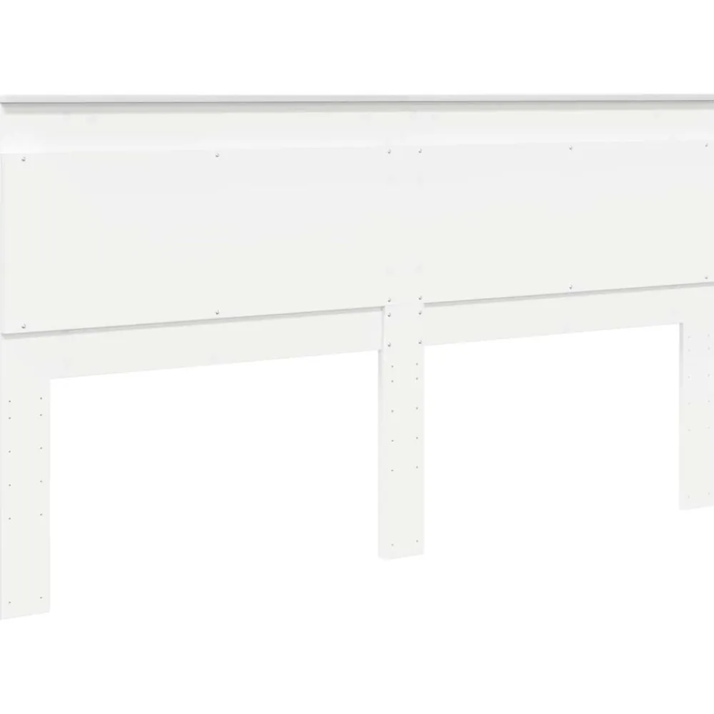 vidaXL Camas Y Accesorios-Cabecero con cabecera 200 cm Madera contrachapada