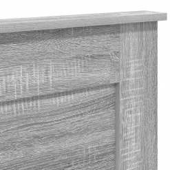 vidaXL Cabecero con cabecera 200 cm Madera contrachapada Gris sonoma Clearance