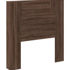 vidaXL Cabecero con estante Roble Marrón 100 x 16,5 x 103,5 cm Marrón roble Clearance