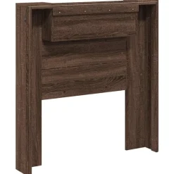 vidaXL Cabecero con estante Roble Marrón 100 x 16,5 x 103,5 cm Marr&oacute;n roble Clearance