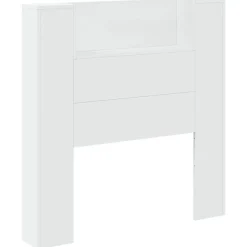 vidaXL Camas Y Accesorios-Cabecero con estante 100 x 16,5 x 103,5 cm Madera de ingeniería
