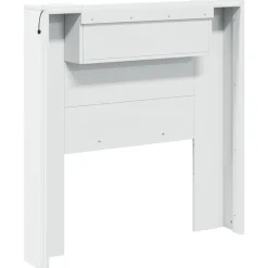vidaXL Camas Y Accesorios-Cabecero con estante 100 x 16,5 x 103,5 cm Madera de ingeniería
