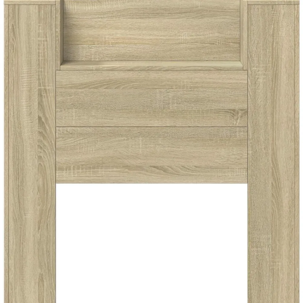 vidaXL Cabecero con estante 100 x 16,5 x 103,5 cm Roble Sonoma Online