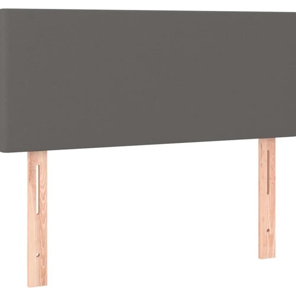 vidaXL Camas Y Accesorios-Cabecero con LED cuero sintético 80x5x78/88 cm