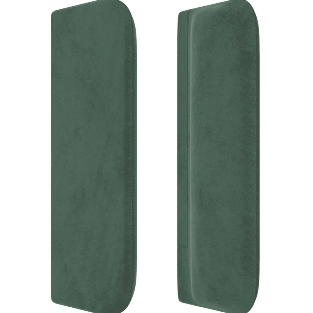 vidaXL Camas Y Accesorios-Cabecero con LED de terciopelo 83x16x78/88 cm