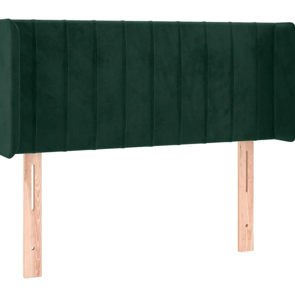 vidaXL Camas Y Accesorios-Cabecero con LED de terciopelo 83x16x78/88 cm