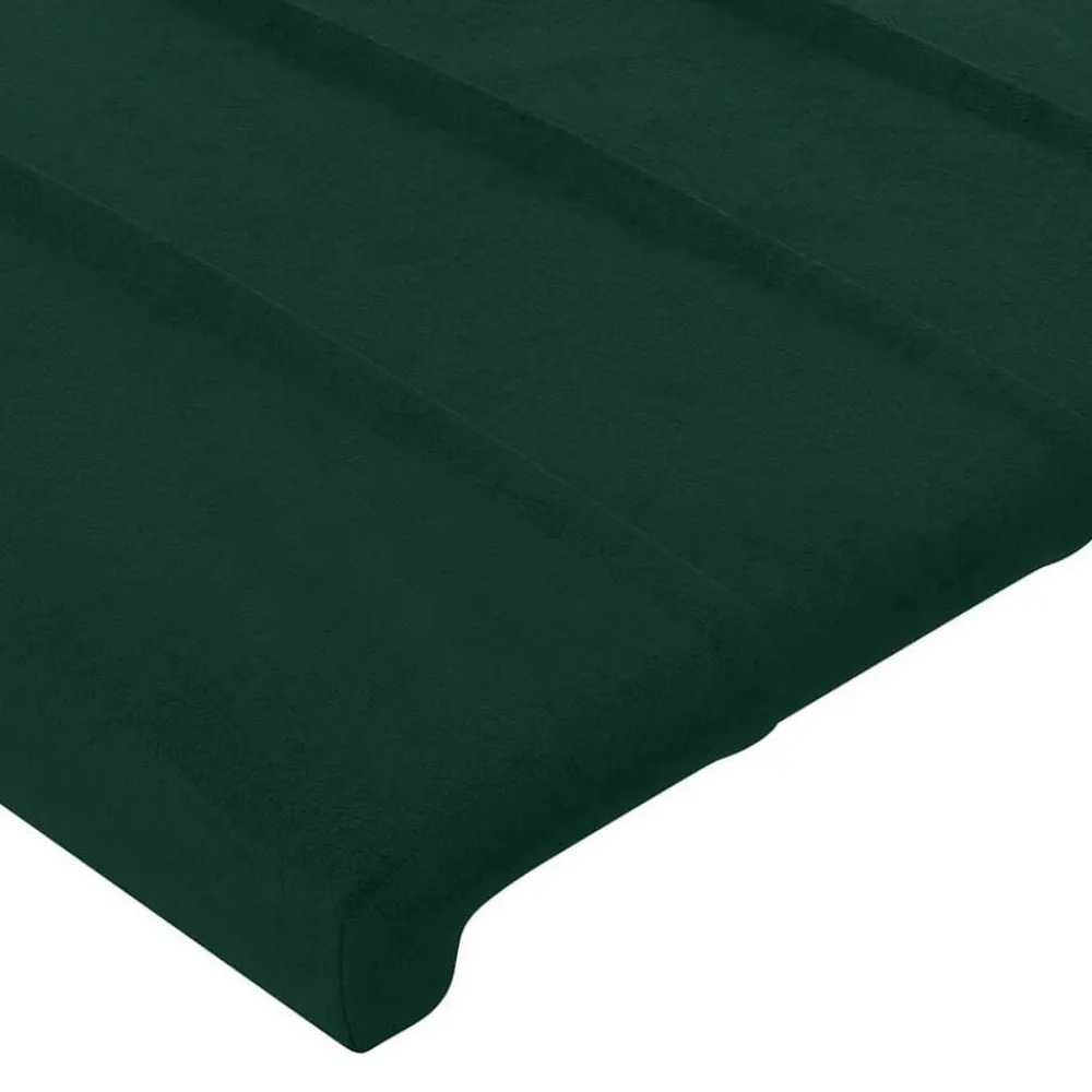vidaXL Camas Y Accesorios-Cabecero con LED de terciopelo 83x16x78/88 cm