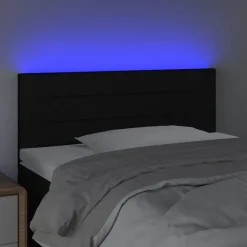 vidaXL Camas Y Accesorios-Cabecero con LED de tela 80x5x78/88 cm