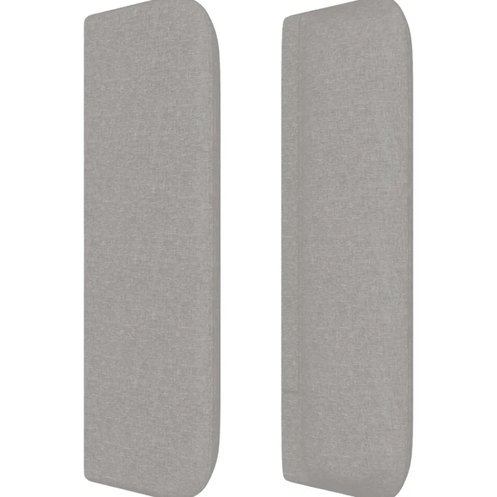 vidaXL Camas Y Accesorios-Cabecero con LED de tela 83x16x78/88 cm