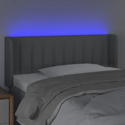 vidaXL Camas Y Accesorios-Cabecero con LED de tela 83x16x78/88 cm