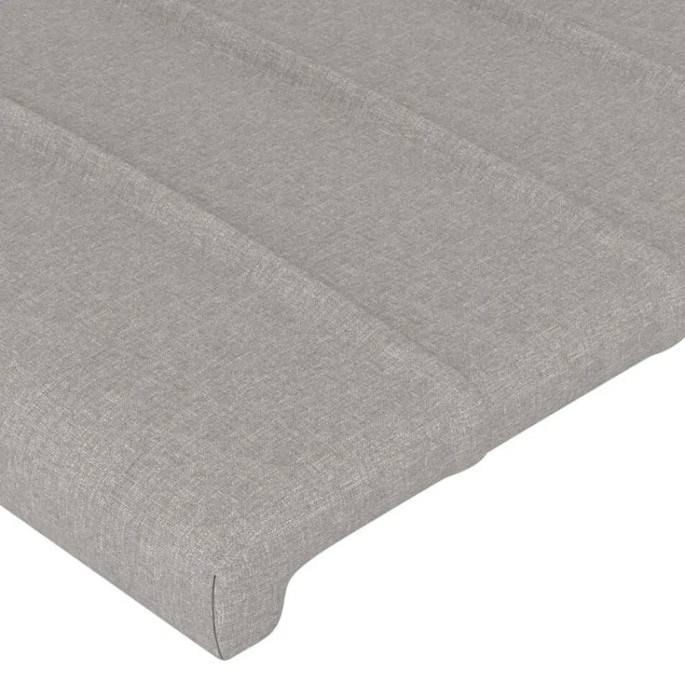 vidaXL Camas Y Accesorios-Cabecero con LED de tela 83x16x78/88 cm